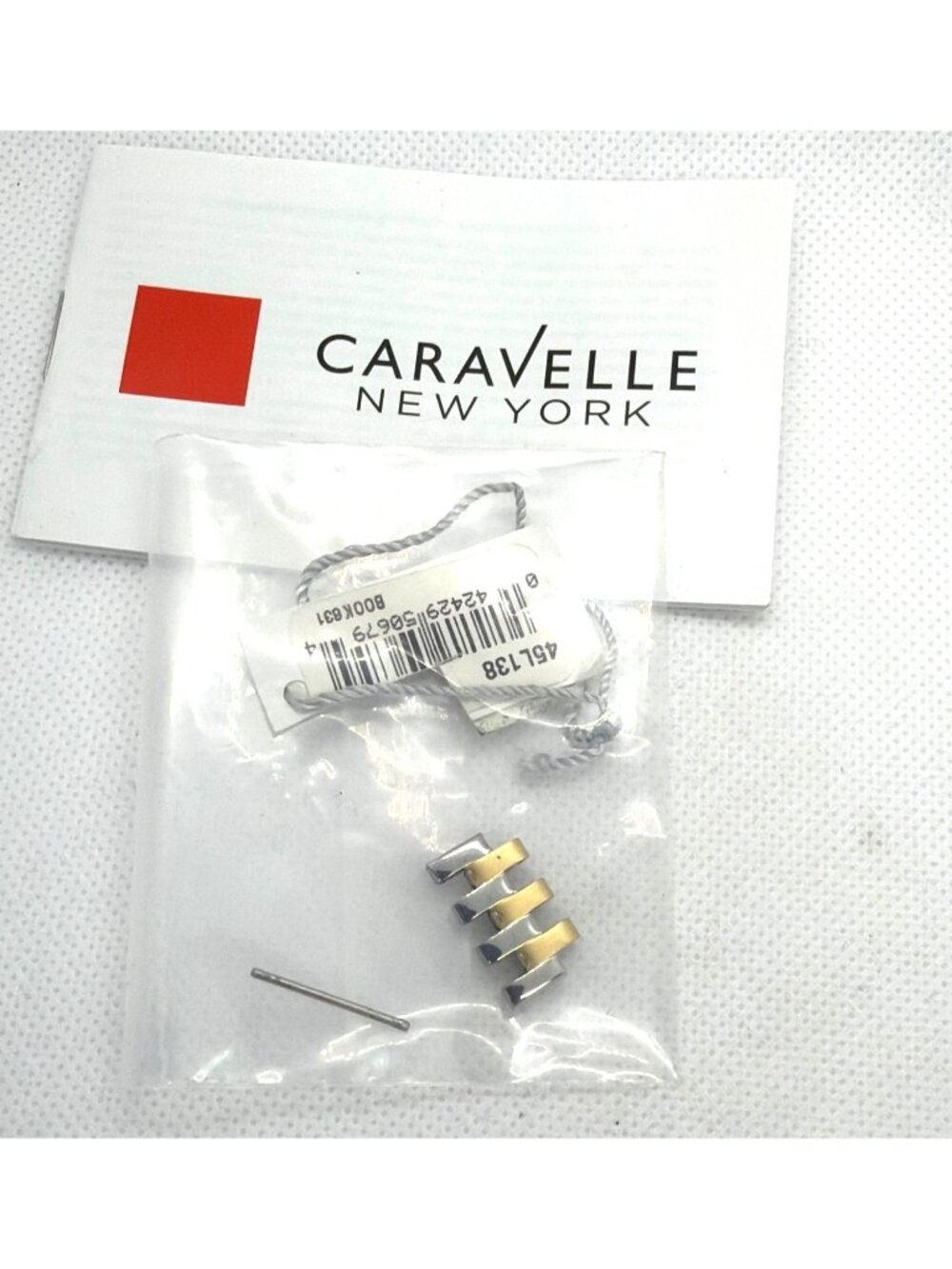 Caravelle New York Ladies Watch Box Tags Extra Links Parts Repair Non-Working - Picture 12 of 16